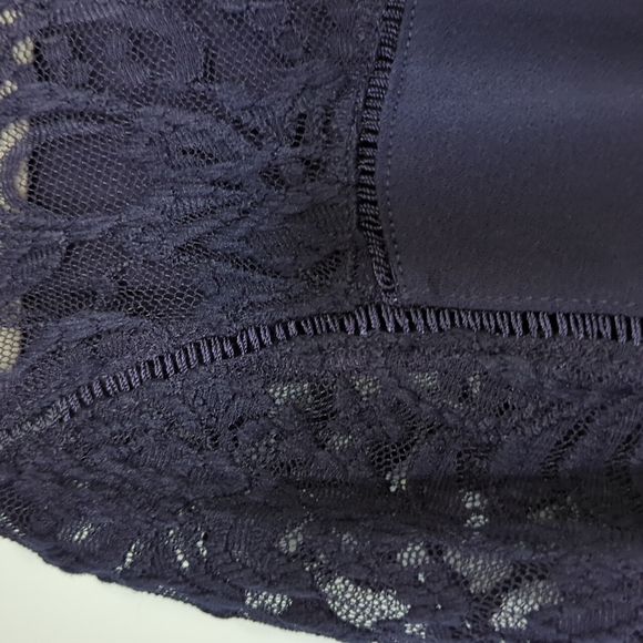 Torrid Plus Size Navy Blue Shirt Silky Soft - Picture 2 of 5